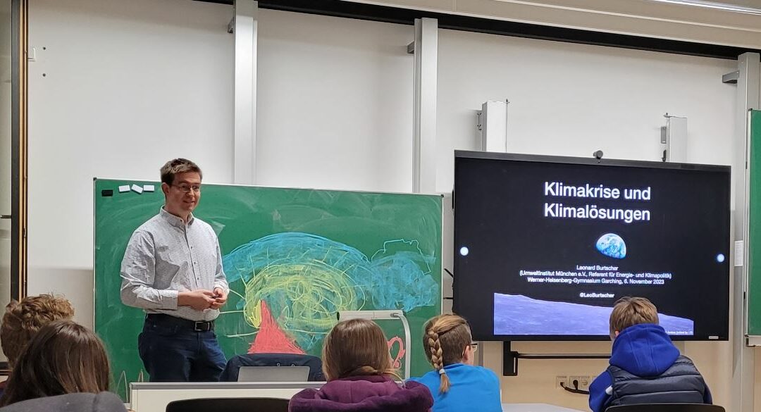 Akademie-Vortrag zum Thema Klimaschutz mit Dr. Leo Burtscher