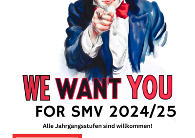 Plakat SMV-Bewerbung