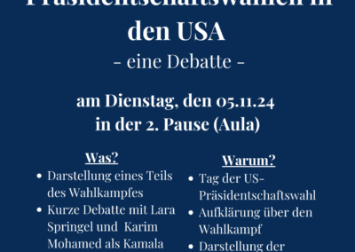 US-Wahl Rollenspiel Plakat